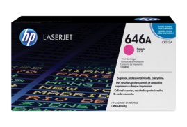 HP 646A Magenta Standard Capacity Toner Cartridge 12.5K pages for HP Color LaserJet Enterprise CM4540 - CF033A