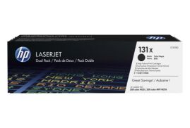 HP 131X Black High Yield Toner Cartridge 2.4K pages Twinpack for HP LaserJet Pro M251/M276 - CF210XD