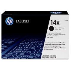HP 14X Black High Yield Toner Cartridge 17.5K pages for HP LaserJet Enterprise M712/M725 - CF214X Image