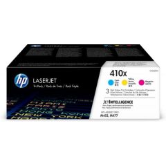 HP 410X Multipack High Yield Toner Cartridge 3x 5K pages for HP Color LaserJet Pro M377/M452/M477 - CF252XM Image