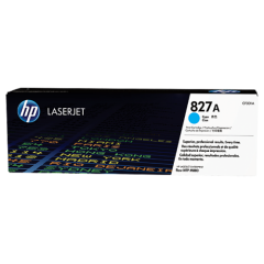 HP 827A Cyan Standard Capacity Toner Cartridge 32K pages for HP Color LaserJet Enterprise M880 - CF301A Image