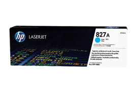 HP 827A Cyan Standard Capacity Toner Cartridge 32K pages for HP Color LaserJet Enterprise M880 - CF301A