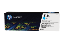 HP 312A Cyan Standard Capacity Toner Cartridge 2.7K pages for HP Color LaserJet Pro M476 - CF381A