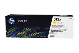 HP 312A Yellow Standard Capacity Toner Cartridge 2.7K pages for HP Color LaserJet Pro M476 - CF382A