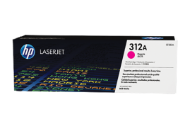 HP 312A Magenta Standard Capacity Toner Cartridge 2.7K pages for HP Color LaserJet Pro M476 - CF383A
