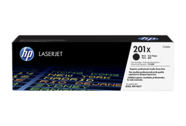 HP 201X Black High Yield Toner Cartridge 2.8K pages for HP Color LaserJet Pro M252/M274/M277 - CF400X