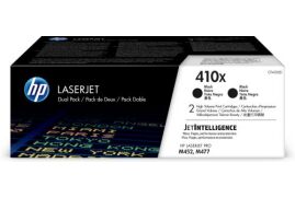 HP 410X Black High Yield Toner Cartridge 6.5K pages Twinpack for HP Color LaserJet Pro M377/M452/M477 - CF410XD