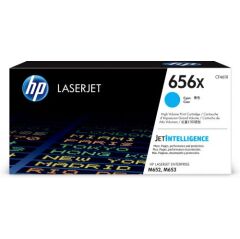 HP 656X Cyan High Yield Toner Cartridge 22K pages for HP Color LaserJet Enterprise M652/M653 - CF461X Image