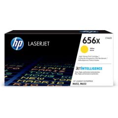 HP 656X Yellow High Yield Toner Cartridge 22K pages for HP Color LaserJet Enterprise M652/M653 - CF462X Image