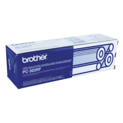 Brother Black Thermal Transfer Film Ribbon (Pack of 2) PC302RF Image