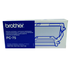 Brother Thermal Transfer Ribbon Ink Film Black PC75 Image