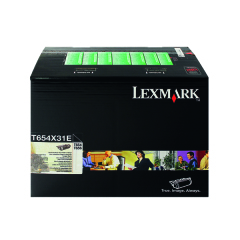Lexmark T654 Black Extra High Yield Toner Cartridge 0T654X31E Image