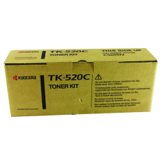 Kyocera Cyan TK-520C Toner Cartridge (4,000 Page Capacity) Image