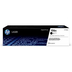 HP 106A Black Standard Capacity Toner Cartridge 1K pages for HP Laser 107/135 - W1106A Image