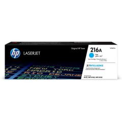 HP 216A Cyan Standard Capacity Toner Cartridge 850 pages for HP Color LaserJet Pro MFP M182/M183 series - W2411A Image