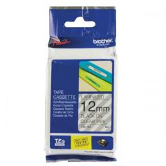 Brother P-Touch 12mm Black on Clear TZE131 Labelling Tape TZE131 Image