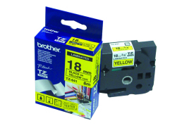 Brother P-Touch 18mm Black on Yellow TZE641 Labelling Tape TZE641