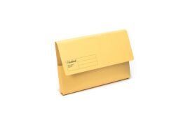 Exacompta Guildhall Document Wallet Foolscap Yellow (Pack of 50) GDW1-YLW