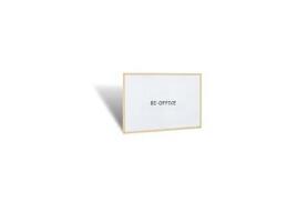 Bi-Office Non Magnetic Melamine Whiteboard Pine Wood Frame 400x300mm - MP01001010