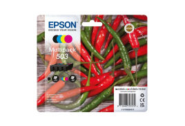 Epson Chillie 503 Black, Cyan, Magenta, Yellow Multipack of 4 EasyMail - C13T09Q64010