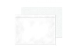 Blake Purely Packaging Document Enclosed Wallet C6 168x126mm Peel and Seal Plain Clear (Pack 1000) PDE20